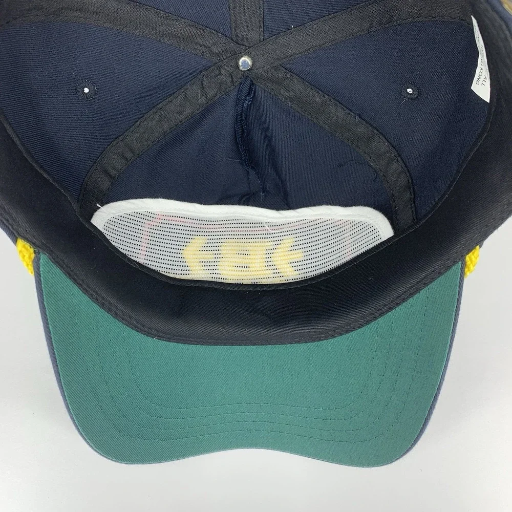 Belger Cranes & Rigging Trucker Hat Oklahoma City Adjustable Strap Black Cap Vtg